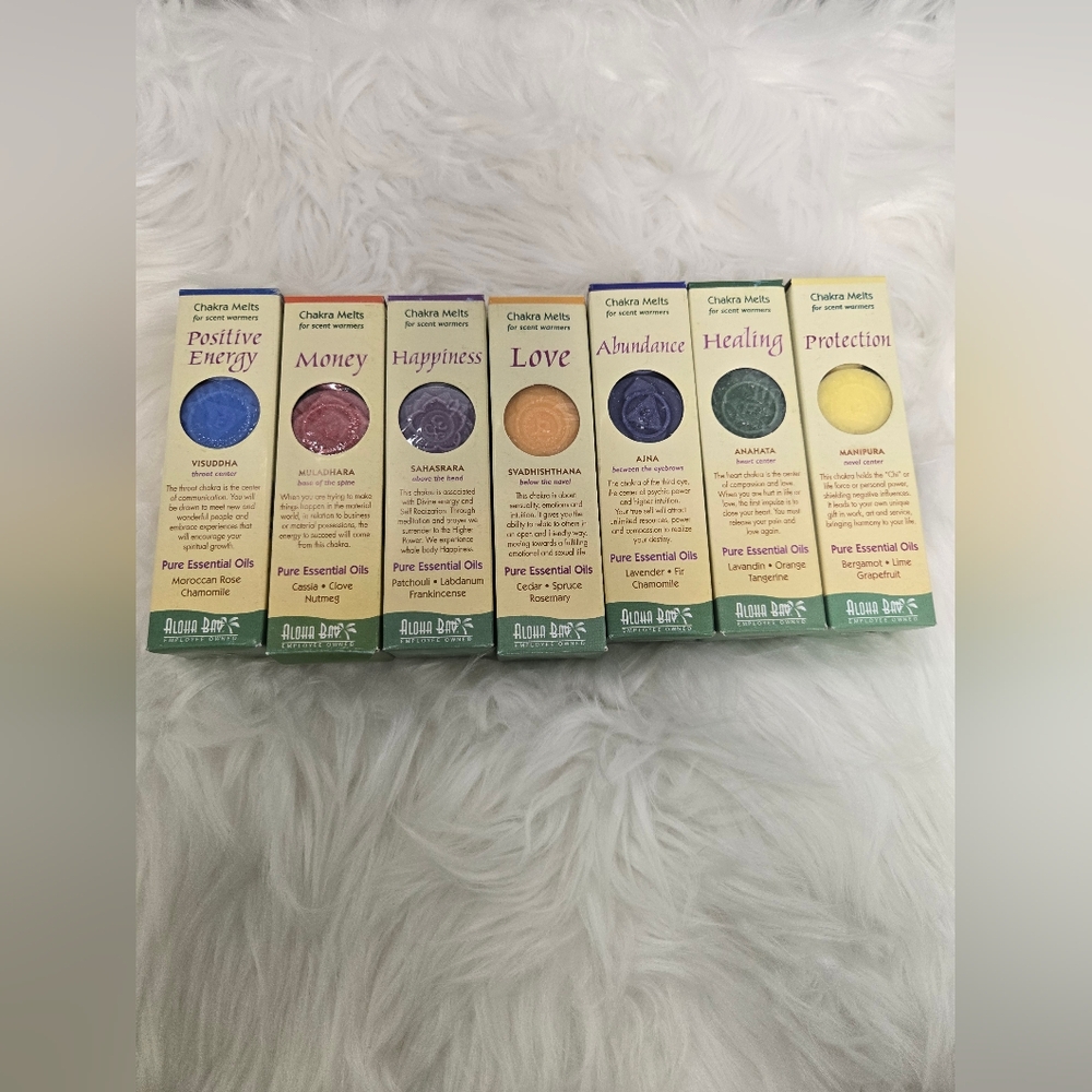 Chakra Melts - Set Of 7 - For Scent Warmers